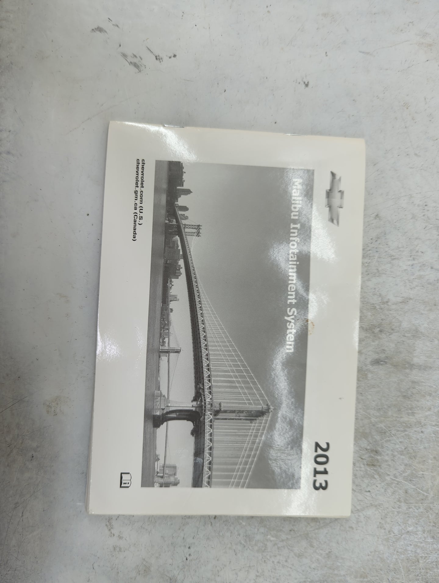 2013 Chevrolet Malibu Owners Manual Book Guide P/N:22941188 OEM Used Auto Parts - Oemusedautoparts1.com