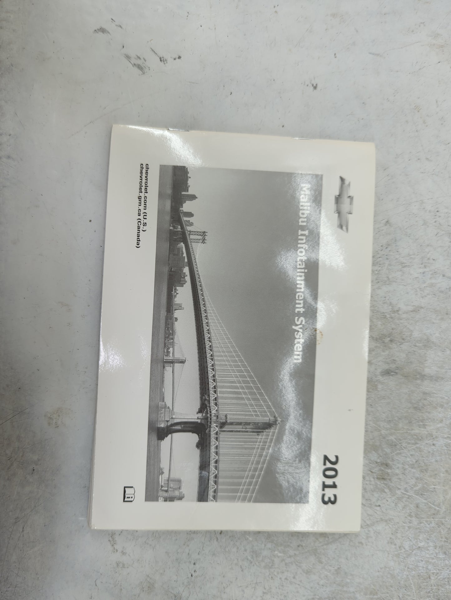 2013 Chevrolet Malibu Owners Manual Book Guide P/N:22941188 OEM Used Auto Parts - Oemusedautoparts1.com