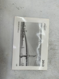 2013 Chevrolet Malibu Owners Manual Book Guide P/N:22941188 OEM Used Auto Parts - Oemusedautoparts1.com