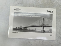 2013 Chevrolet Malibu Owners Manual Book Guide P/N:22941188 OEM Used Auto Parts - Oemusedautoparts1.com