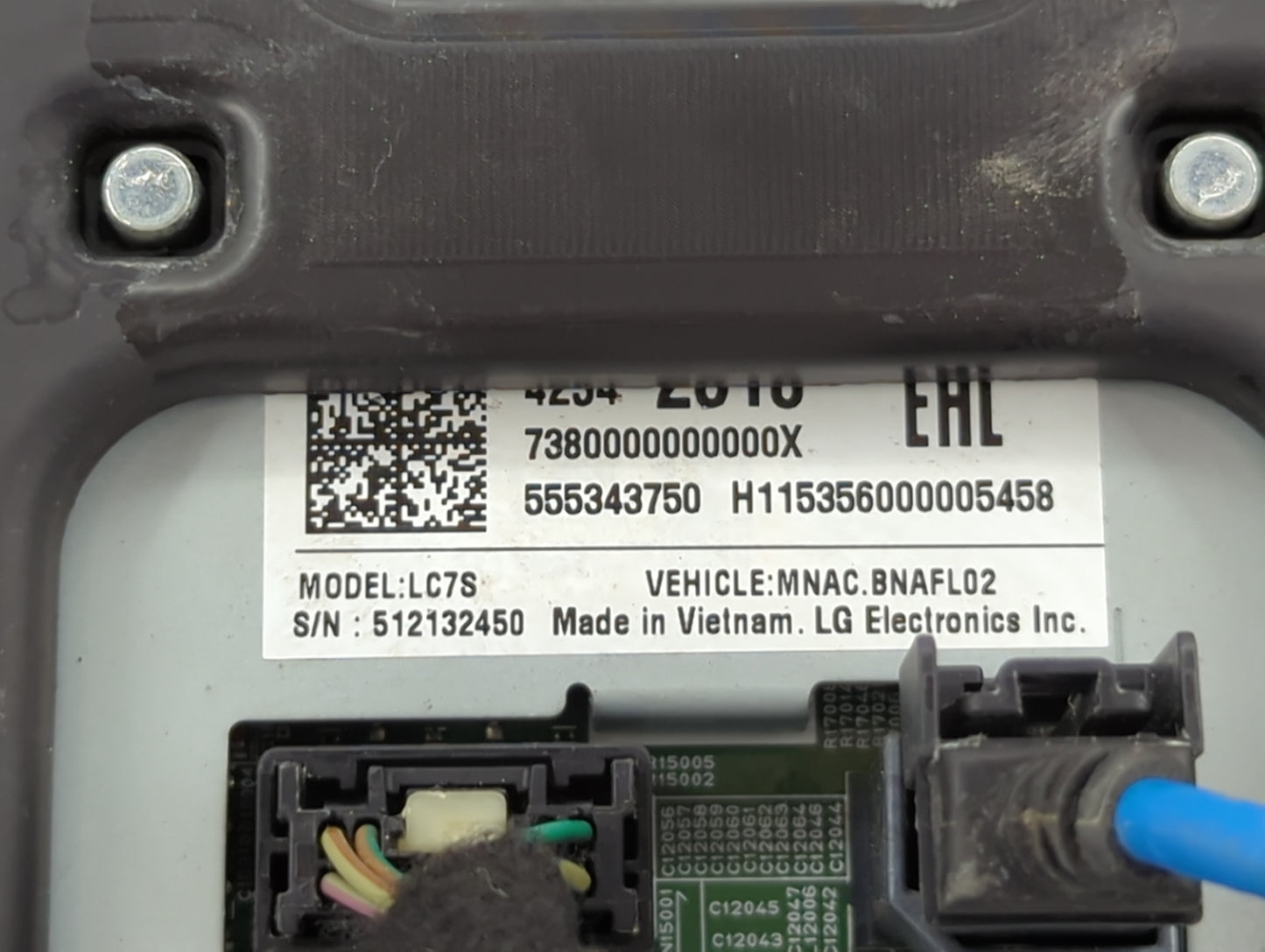 2013 Chevrolet Malibu Radio AM FM Cd Player Receiver Replacement P/N:22989453 CQ-XG62E1GDD, GA-130-COLR-NS, 216B-GA130COLRNS