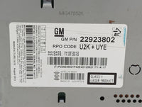 2013 Chevrolet Malibu Radio AM FM Cd Player Receiver Replacement P/N:22923802 CQ-FG42E4GDA Fits OEM Used Auto Parts - Oemuse