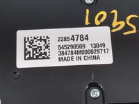 2013 Chevrolet Malibu Climate Control Module Temperature AC/Heater Replacement P/N:22854784 545290509 Fits OEM Used Auto Par