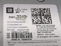 2013 Chevrolet Malibu Radio AM FM Cd Player Receiver Replacement P/N:GA-130-COLR-NS 216B-GA130COLRNS Fits Fits 2014 OEM Used