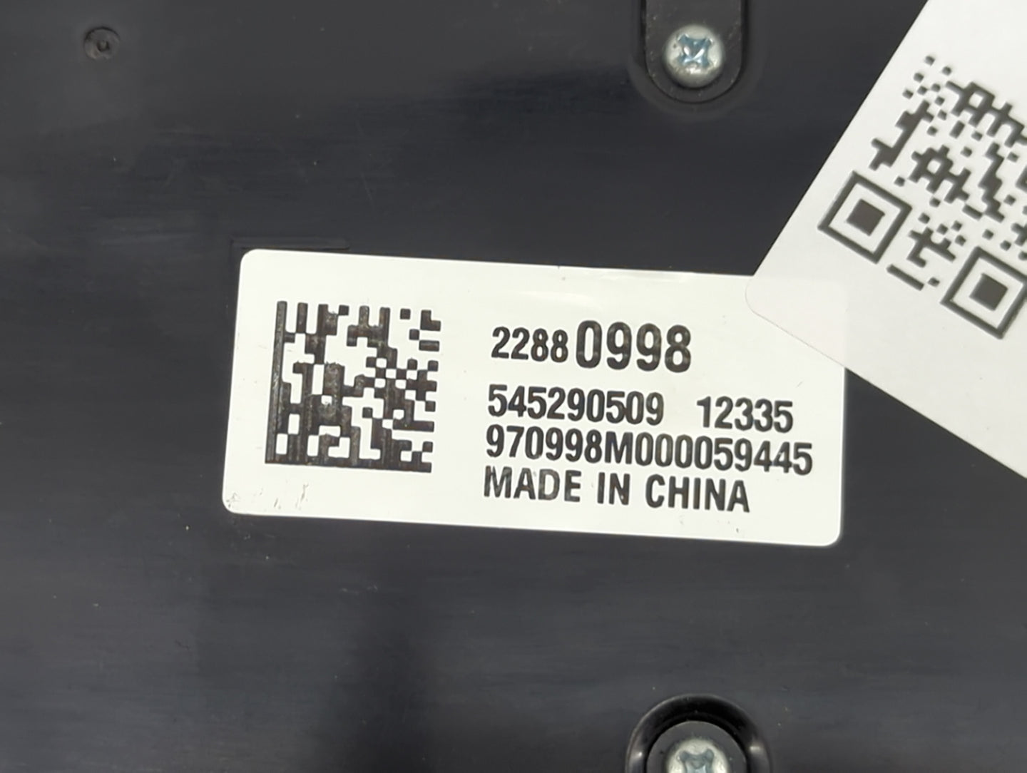 2013-2013 Chevrolet Malibu Radio Control Panel 1488192 - Oemusedautoparts1.com