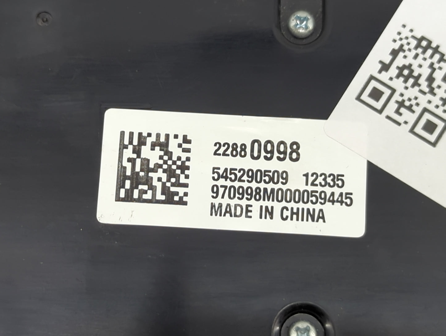 2013-2013 Chevrolet Malibu Radio Control Panel 1488192 - Oemusedautoparts1.com