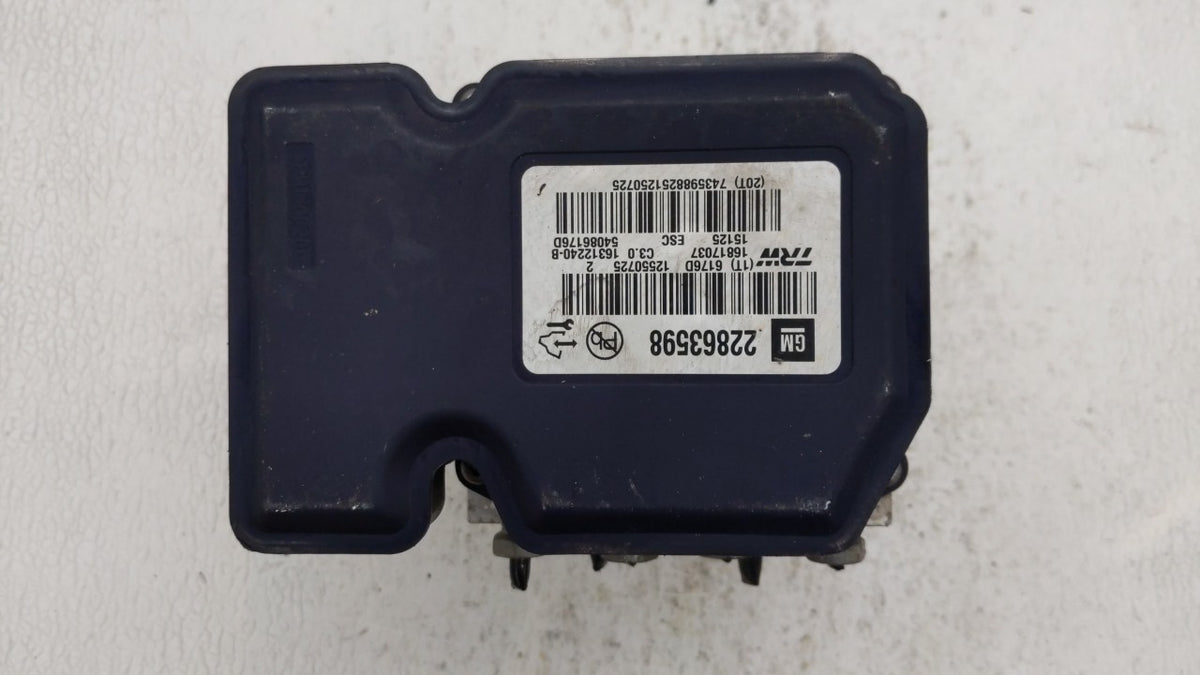 2013-2016 Chevrolet Malibu Anti-Lock Brake ABS Pump Module Actuator OEM P/N:22815252 22888646 Fits Fits 2012 2013 2014 2015 