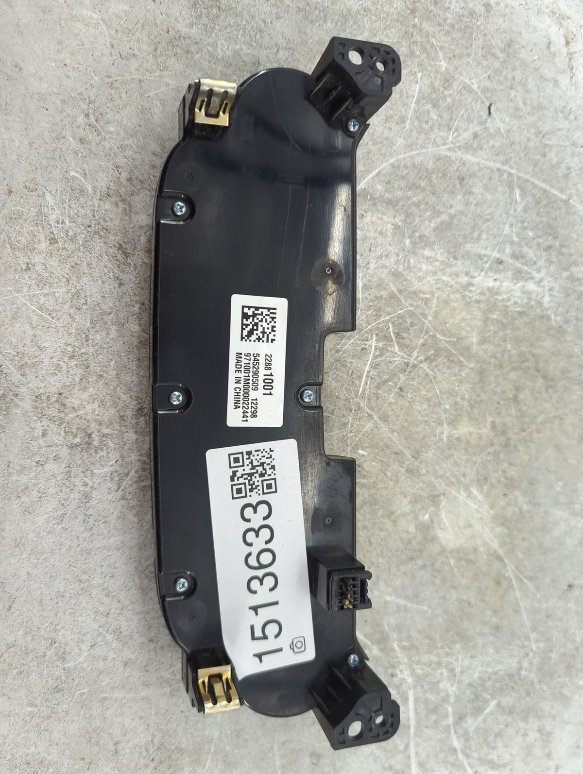 2013-2013 Chevrolet Malibu Radio Control Panel Black - Oemusedautoparts1.com