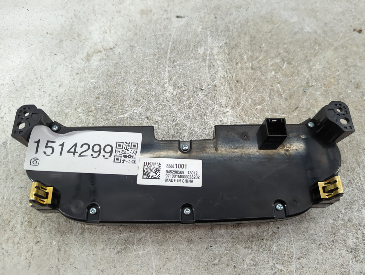 2013-2013 Chevrolet Malibu Radio Control Panel 1514299 - Oemusedautoparts1.com