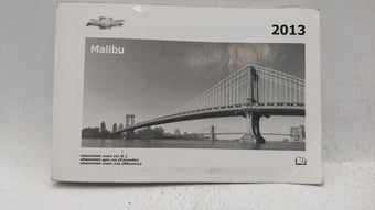compare product 2013 Chevrolet Malibu Owners Manual Book Guide OEM Used Auto Parts