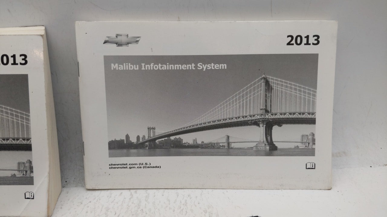 2013 Chevrolet Malibu Owners Manual Book Guide OEM Used Auto Parts - Oemusedautoparts1.com