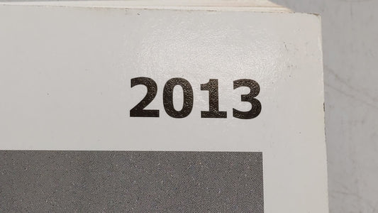 2013 Chevrolet Malibu Owners Manual Book Guide OEM Used Auto Parts