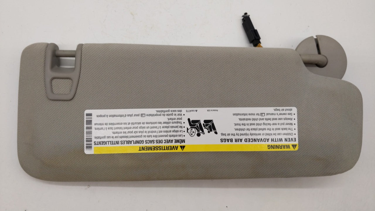 2013-2016 Chevrolet Malibu Sun Visor Shade Replacement Driver Left Mirror Fits Fits 2013 2014 2015 2016 OEM Used Auto Parts 