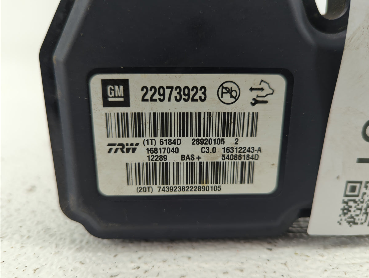 2013-2016 Chevrolet Malibu Anti-Lock Brake ABS Pump Module Actuator OEM P/N:22863598 22973923 Fits Fits 2012 2013 2014 2015 