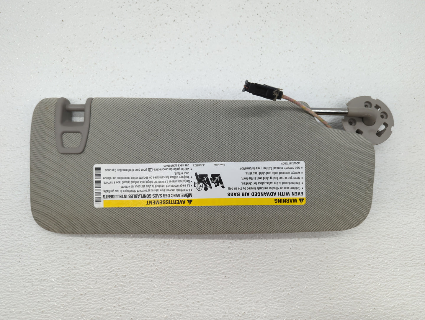 2013-2016 Chevrolet Malibu Sun Visor Shade Replacement Passenger Right Mirror Fits Fits 2013 2014 2015 2016 OEM Used Auto Pa