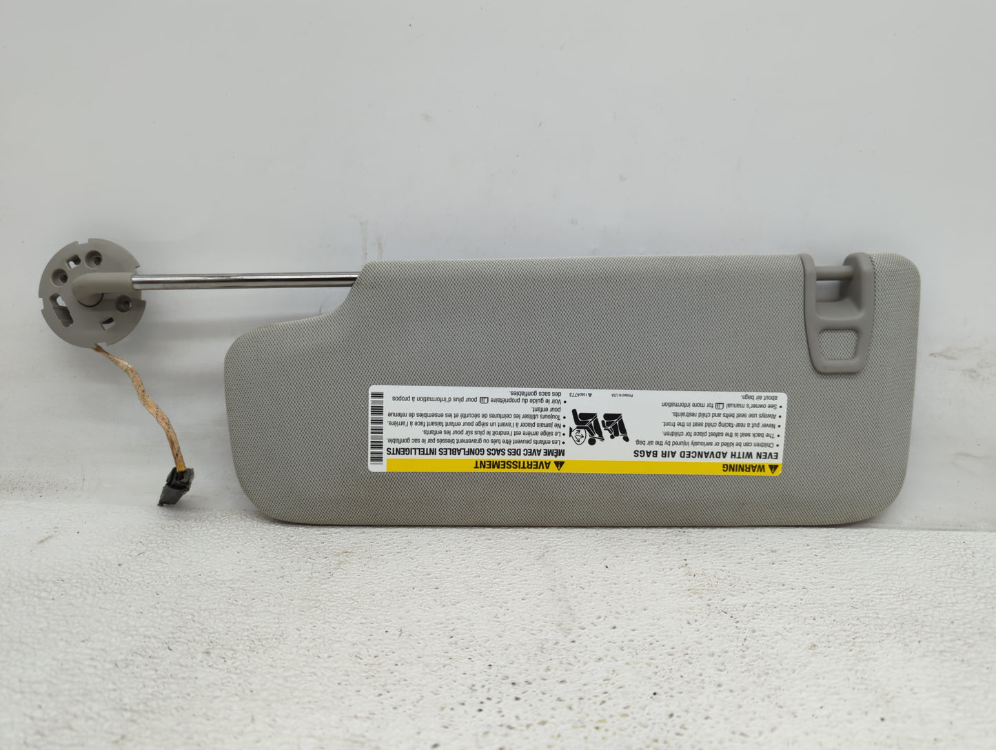 2013-2016 Chevrolet Malibu Sun Visor Shade Replacement Passenger Right Mirror Fits Fits 2013 2014 2015 2016 OEM Used Auto Pa