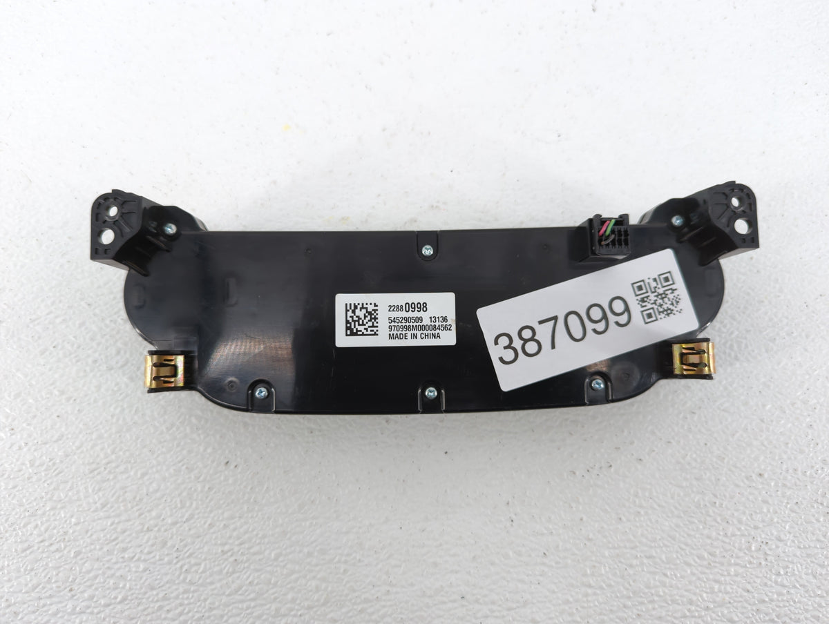 2013-2013 Chevrolet Malibu Am Fm Cd Player Radio Receiver 387099 - Oemusedautoparts1.com