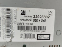 2013-2013 Chevrolet Malibu Am Fm Cd Player Radio Receiver 387545 - Oemusedautoparts1.com