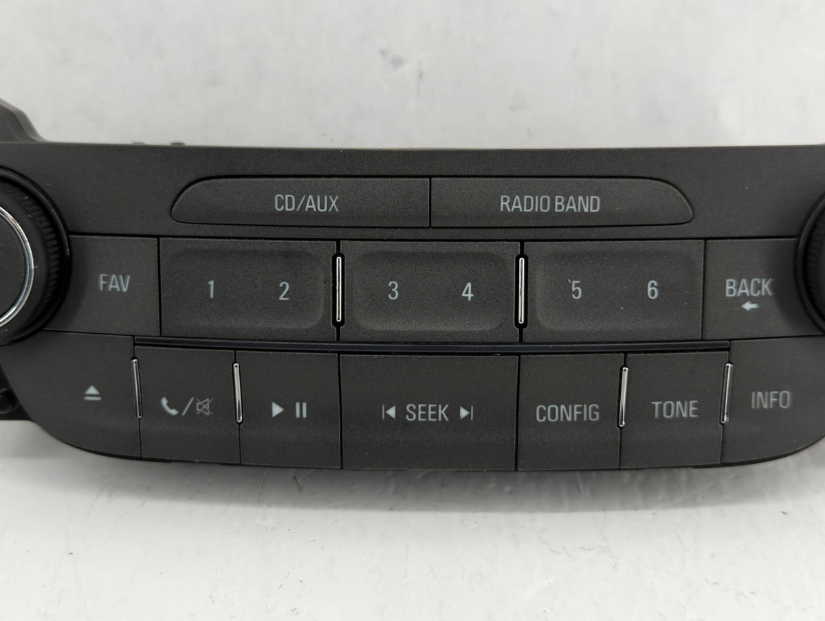 2013-2013 Chevrolet Malibu Am Fm Cd Player Radio Receiver 393681 - Oemusedautoparts1.com