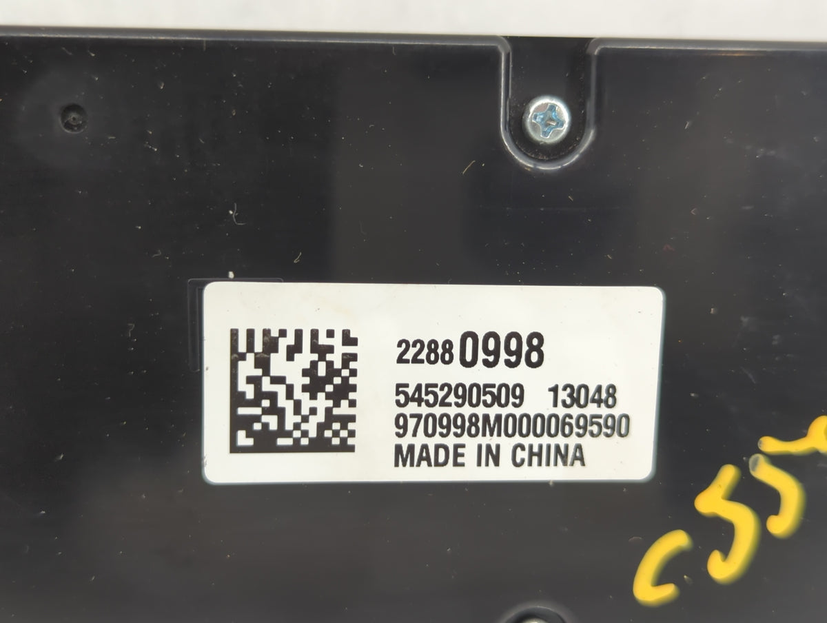 2013-2013 Chevrolet Malibu Am Fm Cd Player Radio Receiver 393681 - Oemusedautoparts1.com