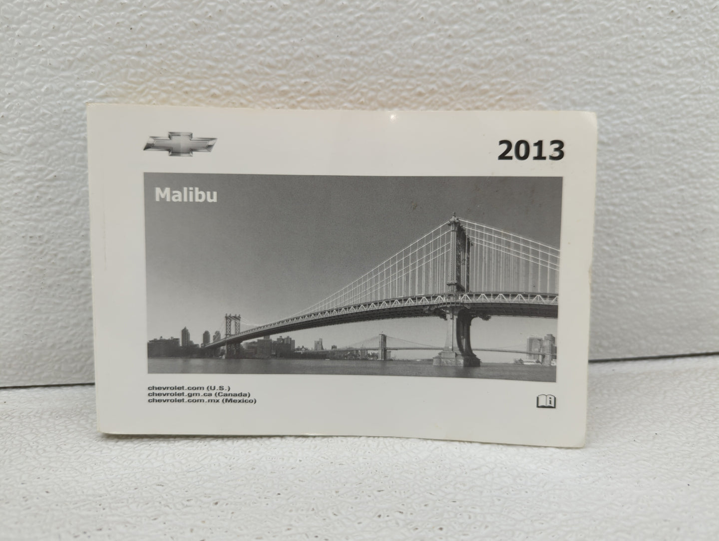 2013 Chevrolet Malibu Owners Manual Book Guide OEM Used Auto Parts - Oemusedautoparts1.com