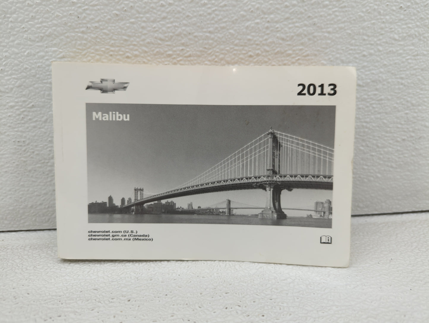 2013 Chevrolet Malibu Owners Manual Book Guide OEM Used Auto Parts - Oemusedautoparts1.com