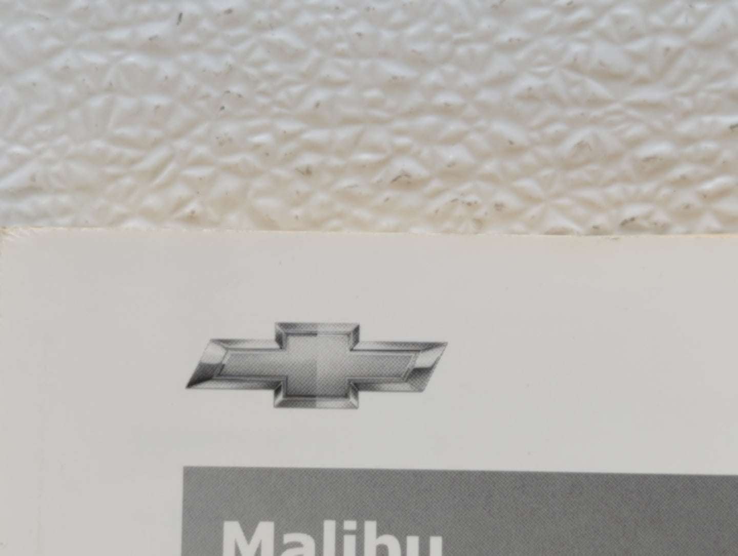 2013 Chevrolet Malibu Owners Manual Book Guide OEM Used Auto Parts - Oemusedautoparts1.com