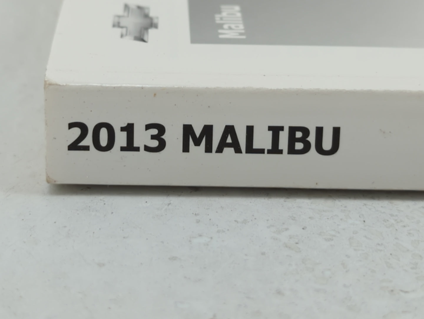 2013 Chevrolet Malibu Owners Manual Book Guide OEM Used Auto Parts - Oemusedautoparts1.com