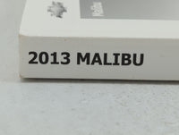 2013 Chevrolet Malibu Owners Manual Book Guide OEM Used Auto Parts - Oemusedautoparts1.com