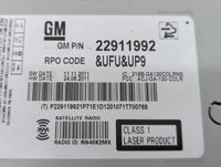 2013 Chevrolet Malibu Radio AM FM Cd Player Receiver Replacement P/N:22911992 22925286, 23140543 Fits OEM Used Auto Parts - 