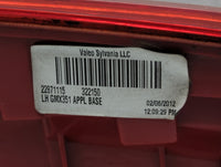 2013-2016 Chevrolet Malibu Tail Light Assembly Driver Left OEM P/N:22871115 22907311 Fits Fits 2013 2014 2015 2016 OEM Used 