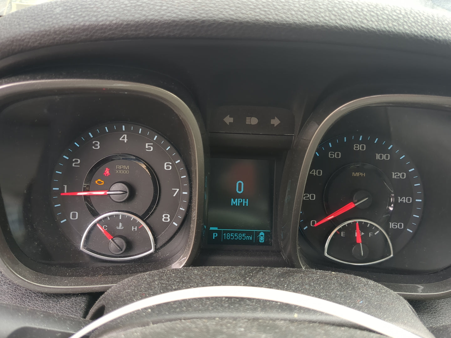 2013 Chevrolet Malibu Instrument Cluster Speedometer Gauges Miles:186K Fits OEM Used Auto Parts - Oemusedautoparts1.com