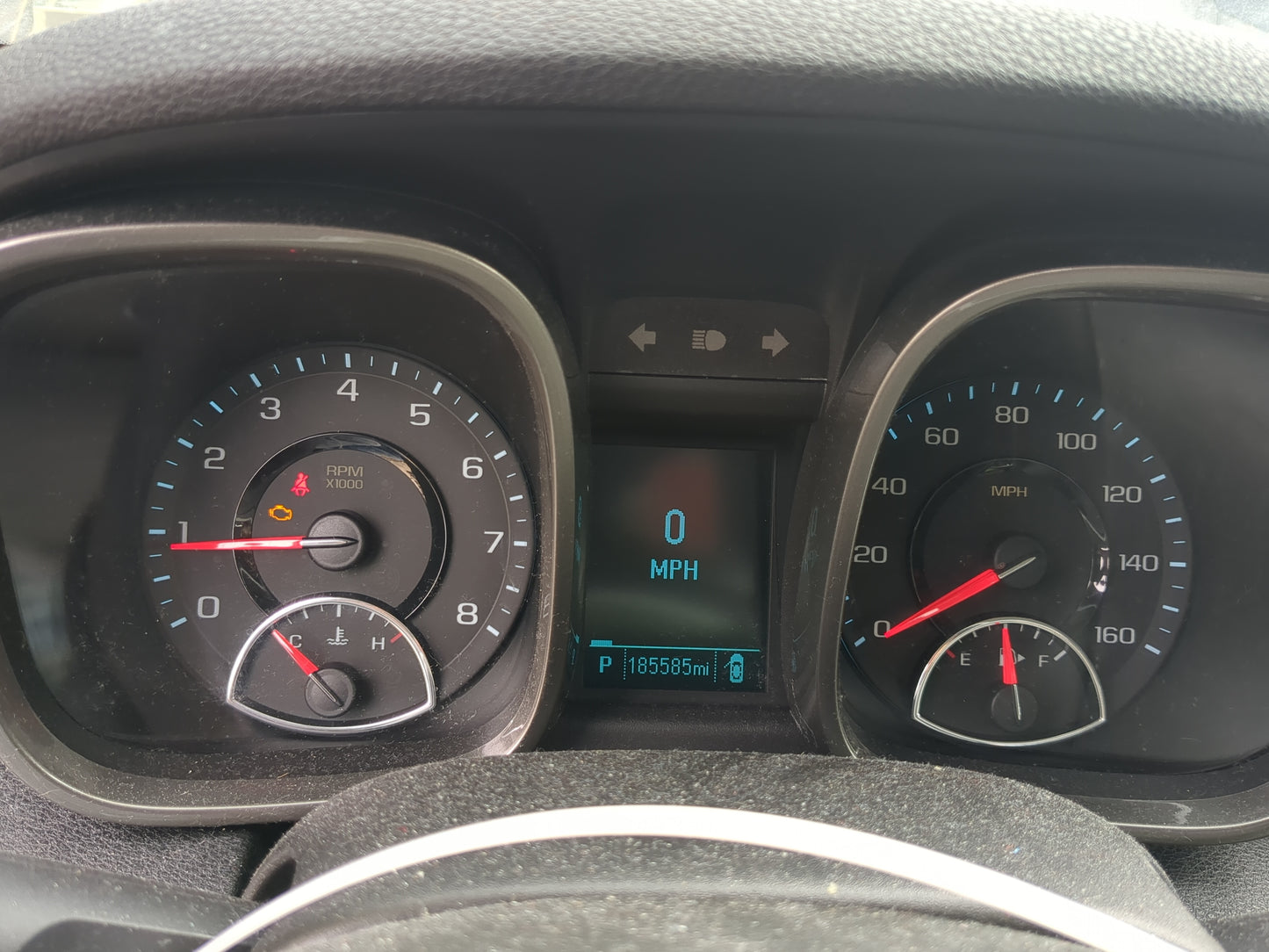 2013 Chevrolet Malibu Instrument Cluster Speedometer Gauges Miles:186K Fits OEM Used Auto Parts - Oemusedautoparts1.com