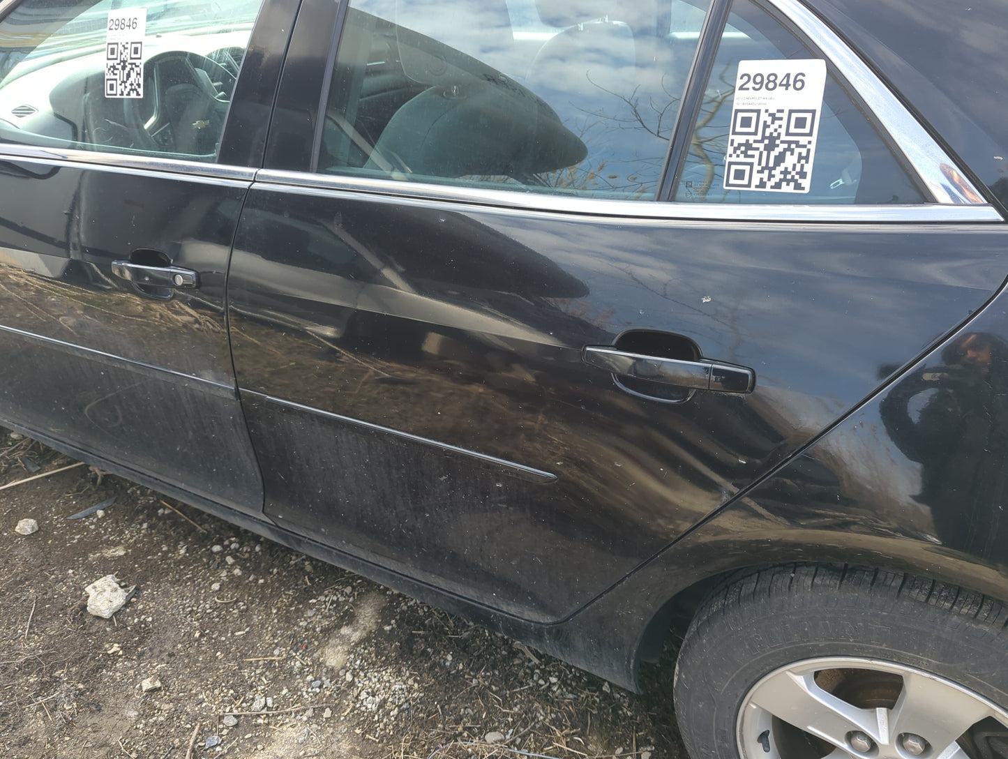 2013-2016 Chevrolet Malibu Driver Rear Door Oem - Oemusedautoparts1.com
