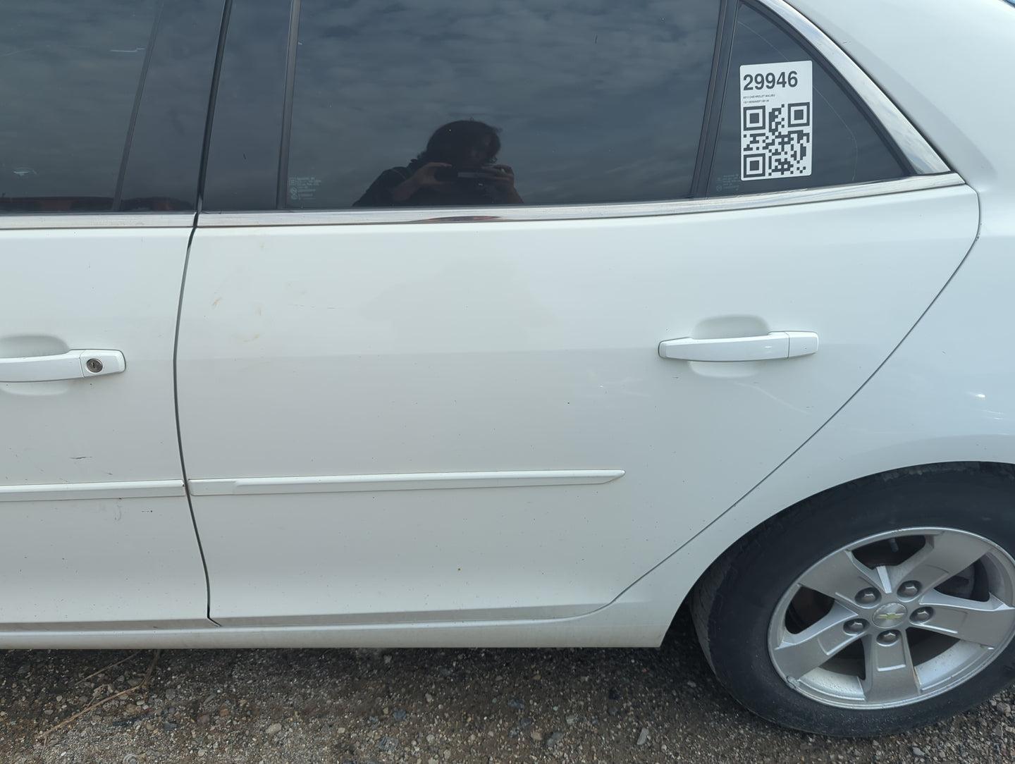 2013-2016 Chevrolet Malibu Driver Rear Door Oem 5009572 - Oemusedautoparts1.com