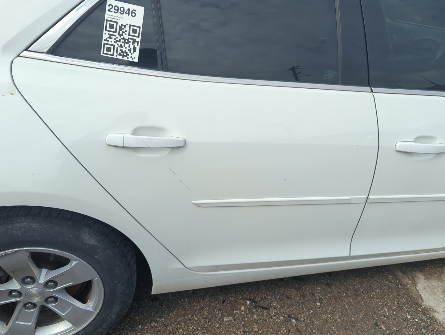 2013-2016 Chevrolet Malibu Passenger Rear Door Oem 5009669 - Oemusedautoparts1.com