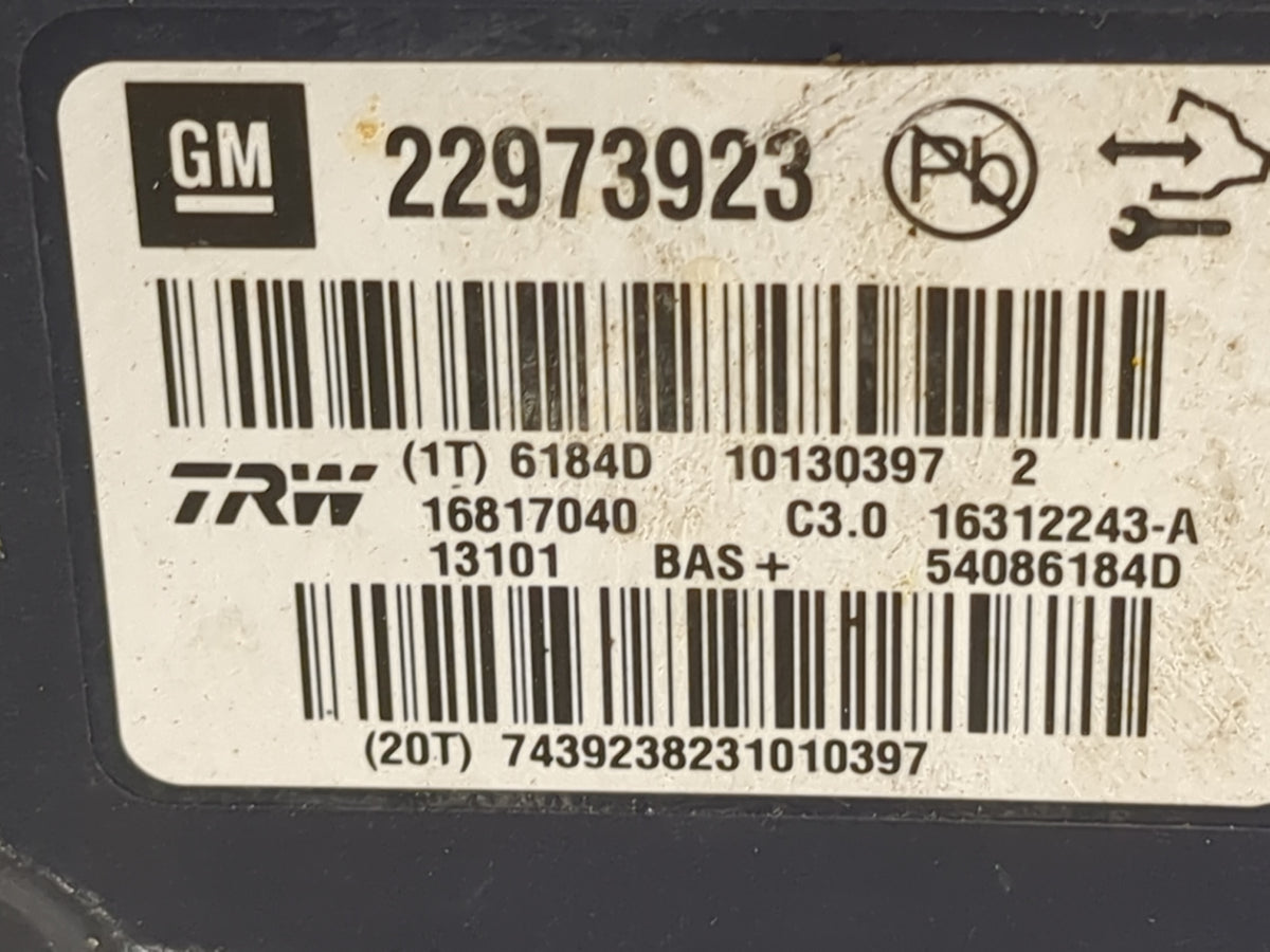 2013-2016 Chevrolet Malibu ABS Pump Control Module Replacement P/N:22973923 10130397 Fits Fits 2012 2013 2014 2015 2016 OEM 