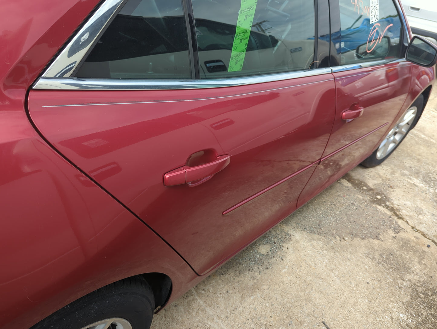 2013-2016 Chevrolet Malibu Passenger Rear Door Oem 5027951 - Oemusedautoparts1.com