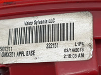 2013-2016 Chevrolet Malibu Driver Left Side Deck Lid Mounted Tail Light 5028001 - Oemusedautoparts1.com