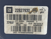 2013-2016 Chevrolet Malibu ABS Pump Control Module Replacement P/N:22863598 22838815, 22971448 Fits Fits 2012 2013 2014 2015