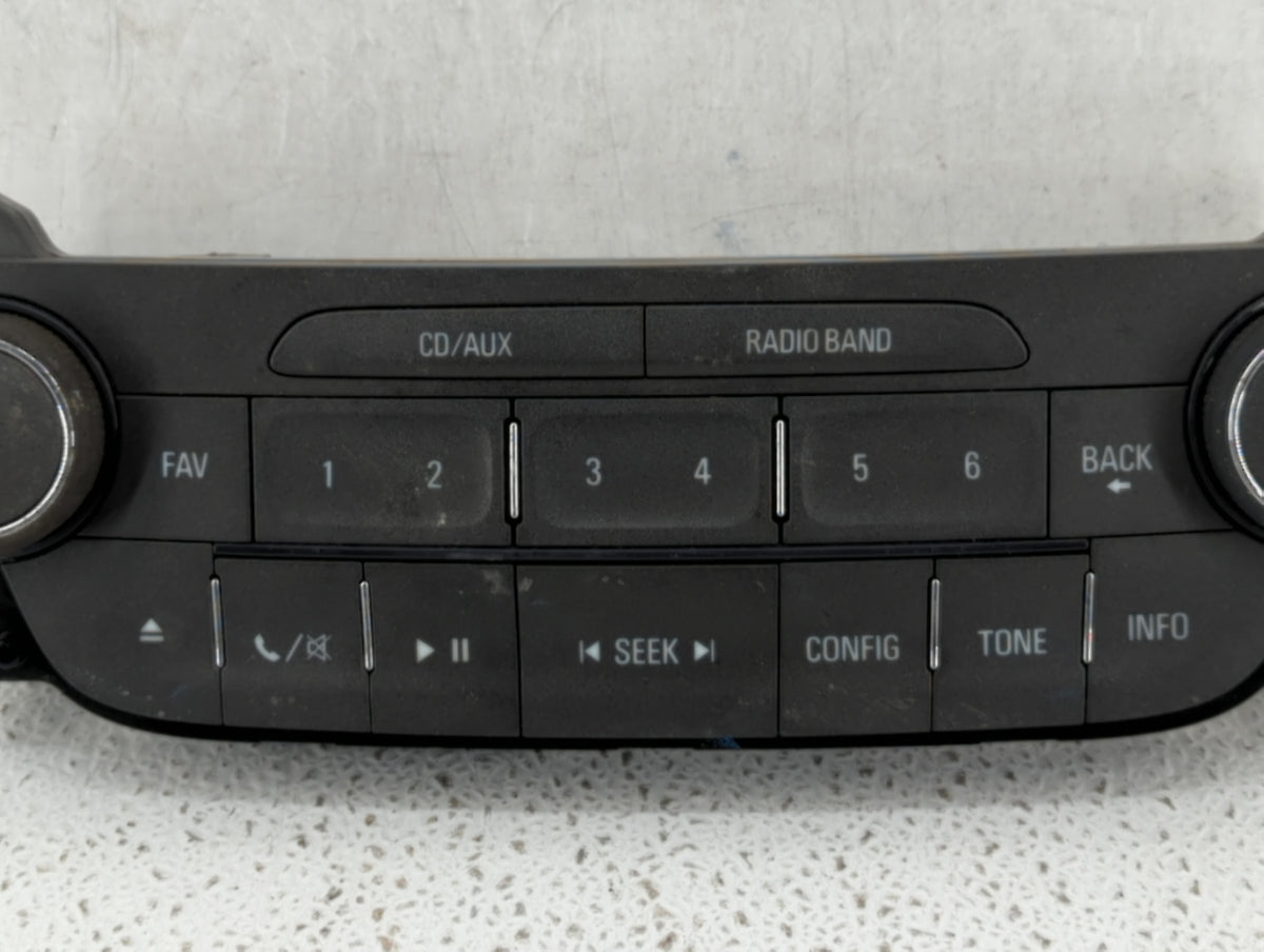 2013-2013 Chevrolet Malibu Am Fm Cd Player Radio Receiver 510506 - Oemusedautoparts1.com