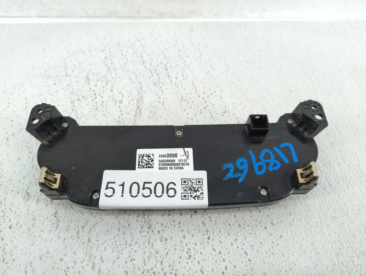 2013-2013 Chevrolet Malibu Am Fm Cd Player Radio Receiver 510506 - Oemusedautoparts1.com
