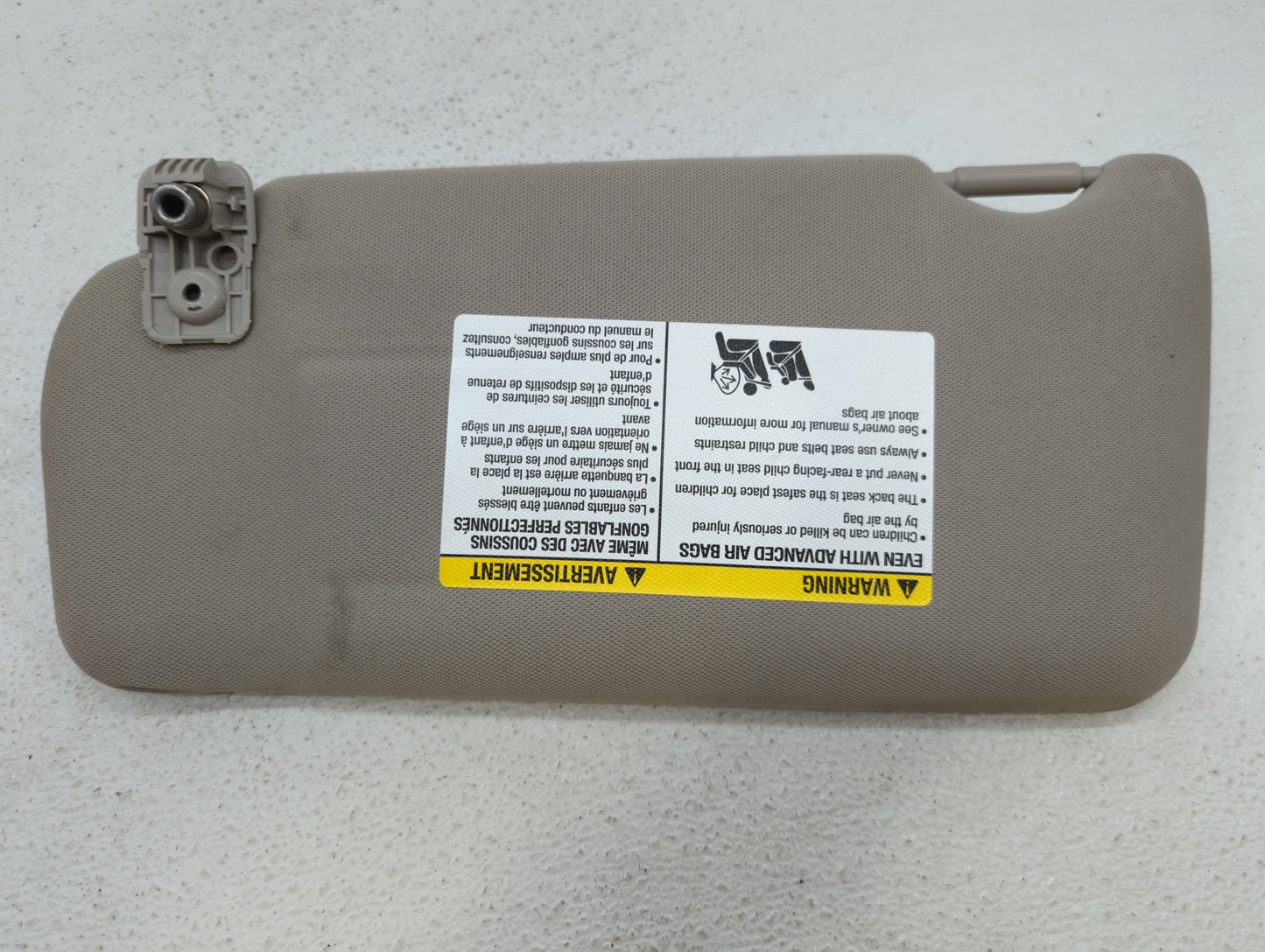 2013-2016 Chevrolet Malibu Sun Visor Shade Replacement Passenger Right Mirror Fits Fits 2013 2014 2015 2016 OEM Used Auto Pa