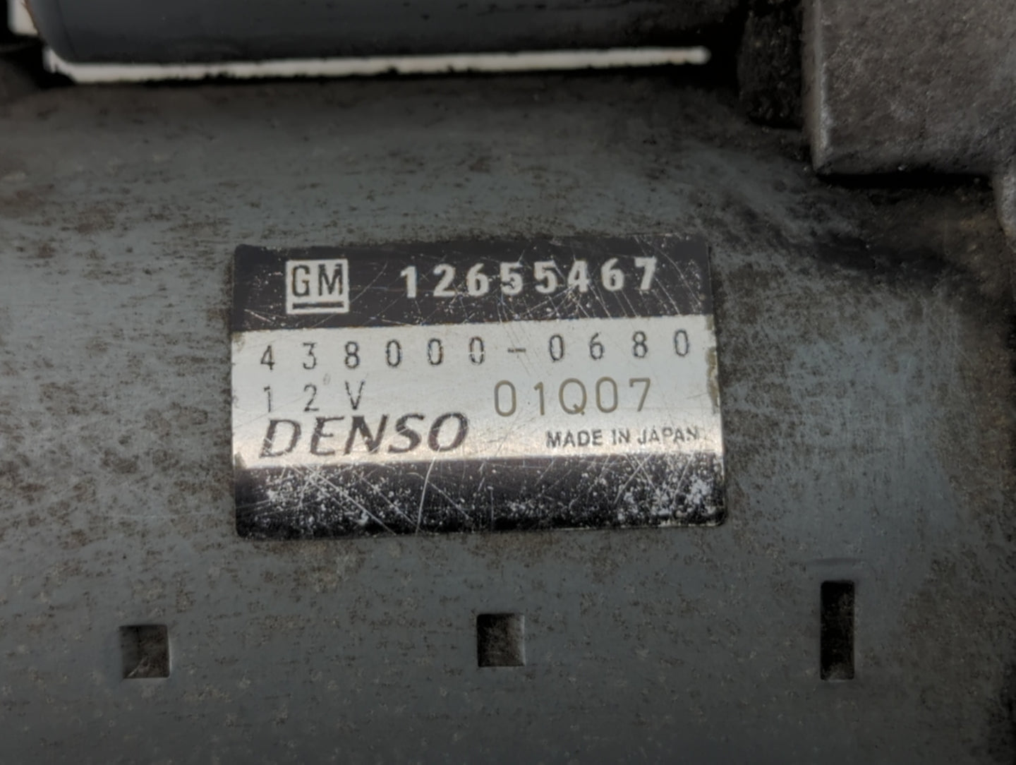 2013-2021 Chevrolet Malibu Car Starter Motor Solenoid OEM P/N:438000-0680 12655467 Fits OEM Used Auto Parts - Oemusedautopar
