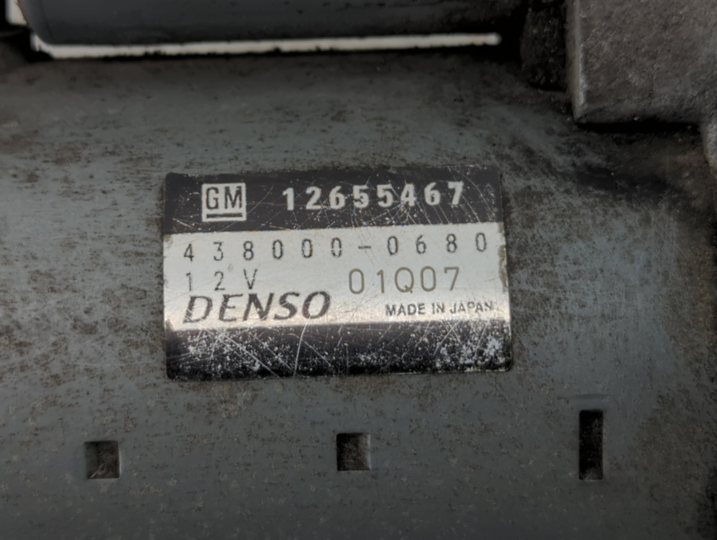 2013-2021 Chevrolet Malibu Car Starter Motor Solenoid OEM P/N:438000-0680 12655467 Fits OEM Used Auto Parts - Oemusedautopar