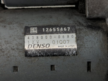 2013-2021 Chevrolet Malibu Car Starter Motor Solenoid OEM P/N:438000-0680 12655467 Fits OEM Used Auto Parts