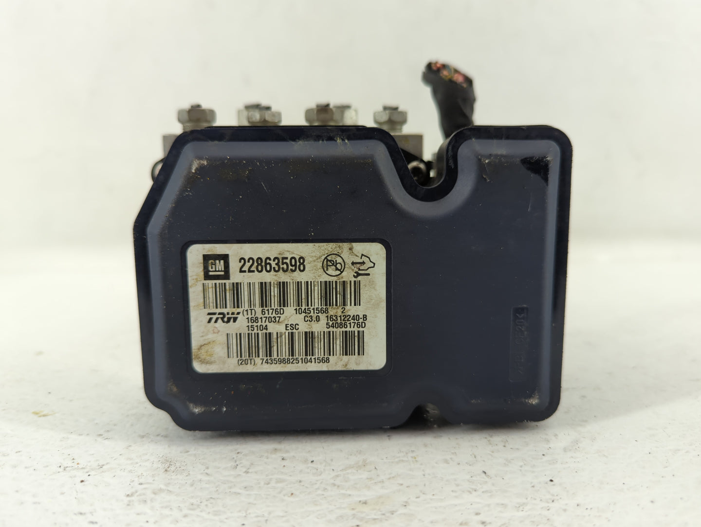 2013-2016 Chevrolet Malibu ABS Pump Control Module Replacement P/N:22863598 22971448 Fits Fits 2012 2013 2014 2015 2016 OEM 