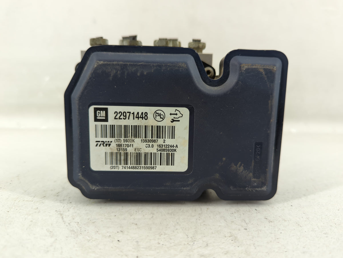 2013-2016 Chevrolet Malibu Anti-Lock Brake ABS Pump Module Actuator OEM P/N:22971448 22863598 Fits Fits 2012 2013 2014 2015 