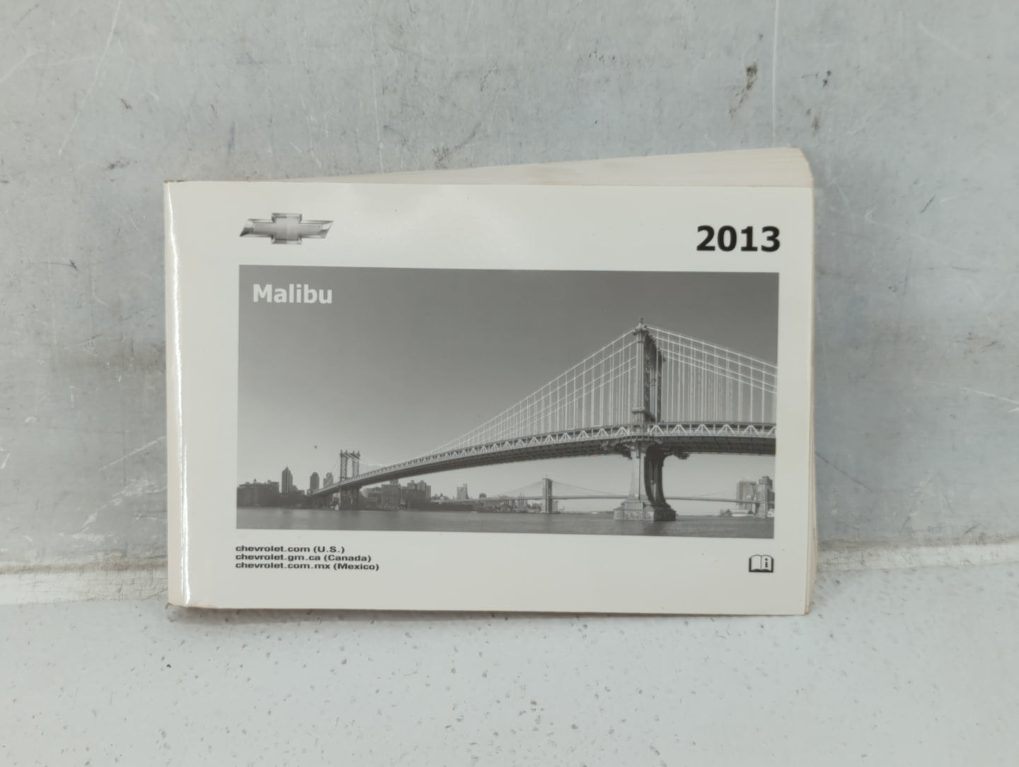 2013 Chevrolet Malibu Owners Manual Book Guide P/N:22941188 OEM Used Auto Parts - Oemusedautoparts1.com