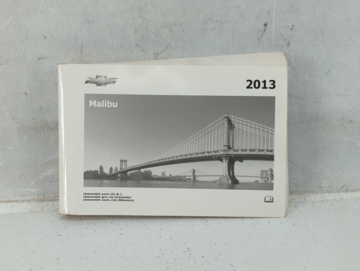 2013 Chevrolet Malibu Owners Manual Book Guide P/N:22941188 OEM Used Auto Parts - Oemusedautoparts1.com